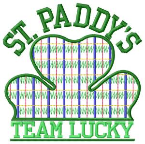 Picture of Team Lucky Machine Embroidery Design