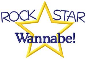 Picture of Rock Star Wannabe Machine Embroidery Design