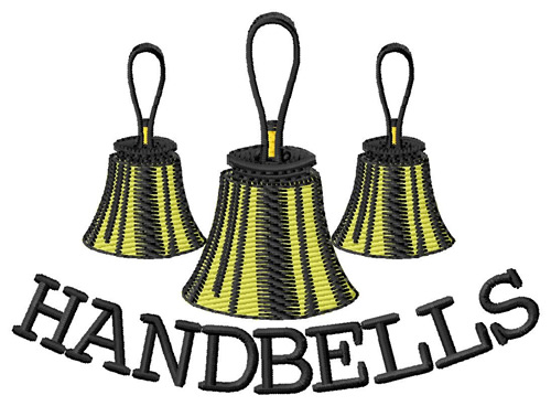 Handbells Machine Embroidery Design