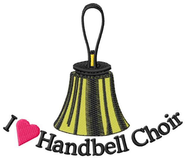 Picture of I Love Bell Choir Machine Embroidery Design