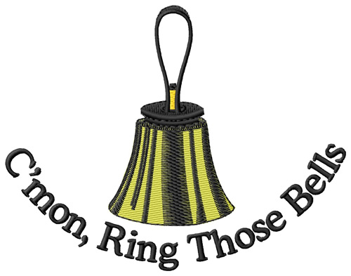 Cmon Ring Those Bells Machine Embroidery Design
