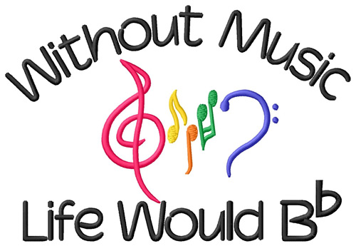 Without Music Machine Embroidery Design