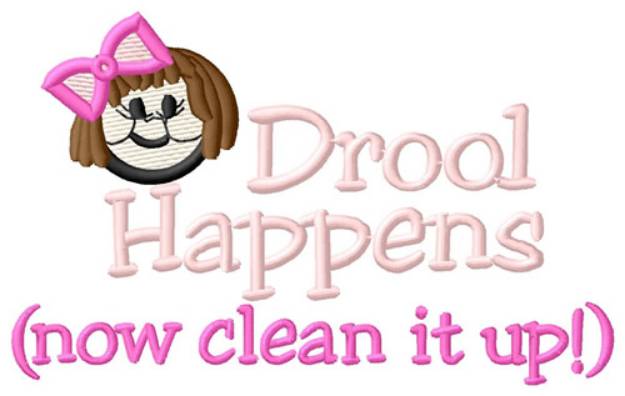 Picture of Drool Happens (now clean it up) Machine Embroidery Design