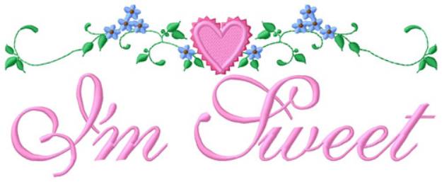 Picture of Im Sweet Machine Embroidery Design