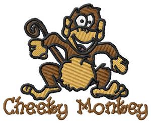 Picture of Cheeky Monkey Machine Embroidery Design