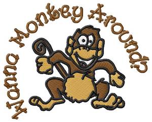 Picture of Wanna Monkey Around? Machine Embroidery Design