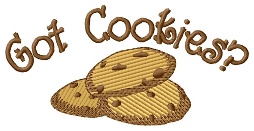 Got Cookies? Machine Embroidery Design