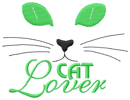 Cat Lover Machine Embroidery Design