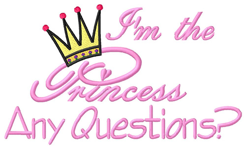 Any Questions? Machine Embroidery Design