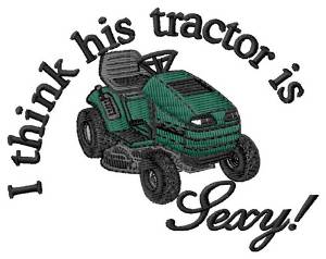 Picture of His Tractors Sexy Machine Embroidery Design
