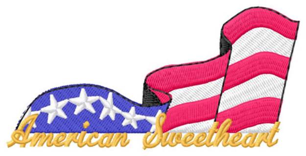 Picture of American Sweetheart Machine Embroidery Design
