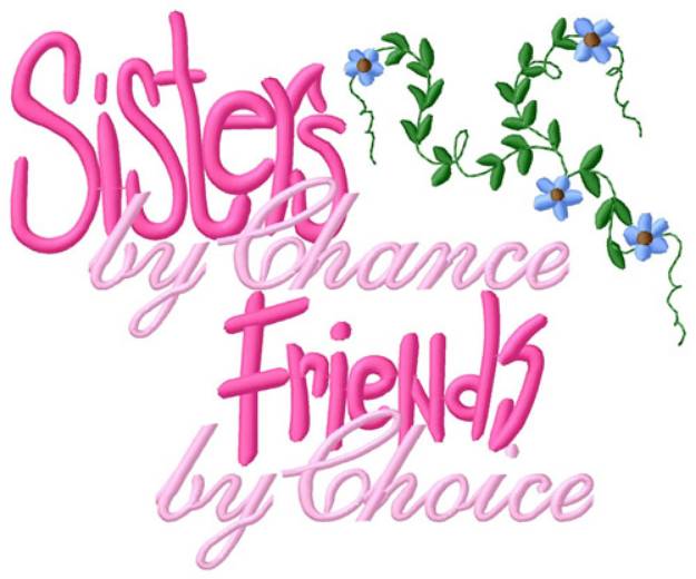 Picture of Sisters by Chance Machine Embroidery Design