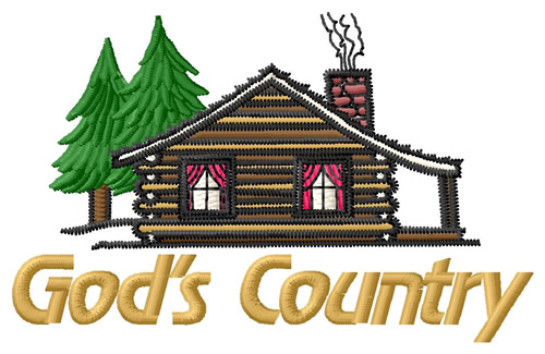 Gods Country Machine Embroidery Design