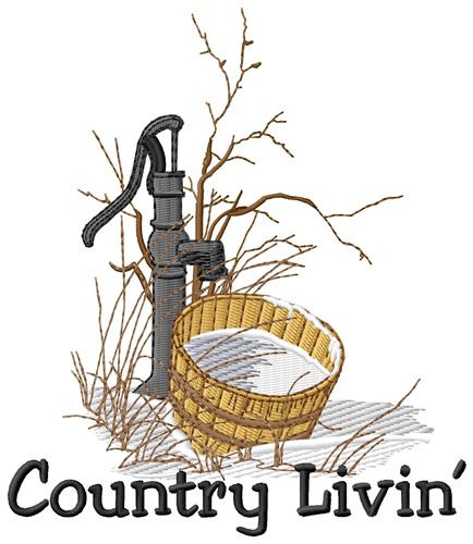 Country Livin Machine Embroidery Design