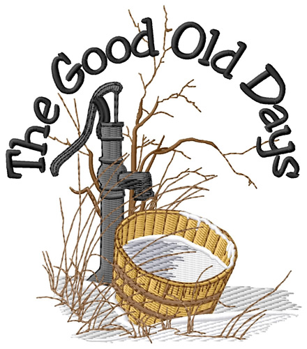 The Good Old Days Machine Embroidery Design