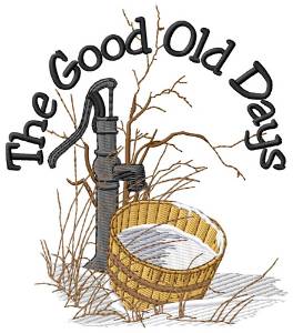 Picture of The Good Old Days Machine Embroidery Design
