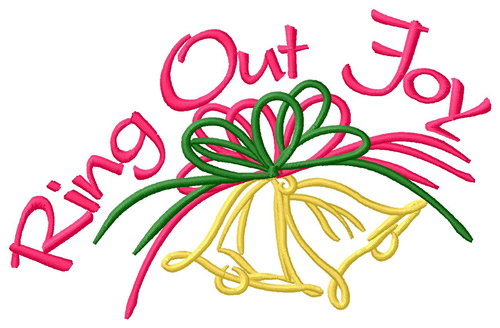 Ring Out Joy Machine Embroidery Design