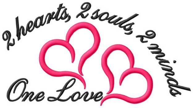 Picture of One Love Machine Embroidery Design