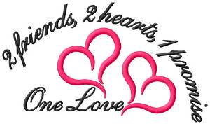 Picture of One Promise Machine Embroidery Design
