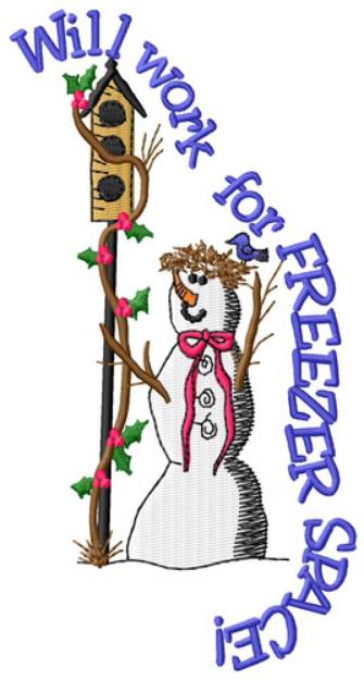 Picture of Freezer Space Machine Embroidery Design