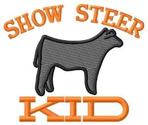 Picture of Show Steer Kid Machine Embroidery Design
