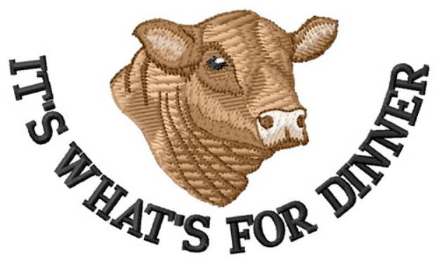 Picture of Its Whats For Dinner Machine Embroidery Design