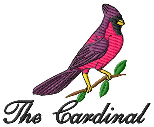 The Cardinal Machine Embroidery Design