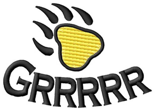 Picture of GRRRRR Machine Embroidery Design