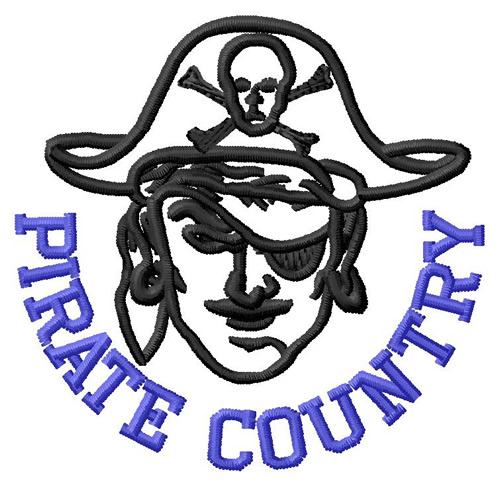 Pirate Country Machine Embroidery Design