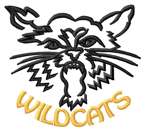 Wildcats Machine Embroidery Design