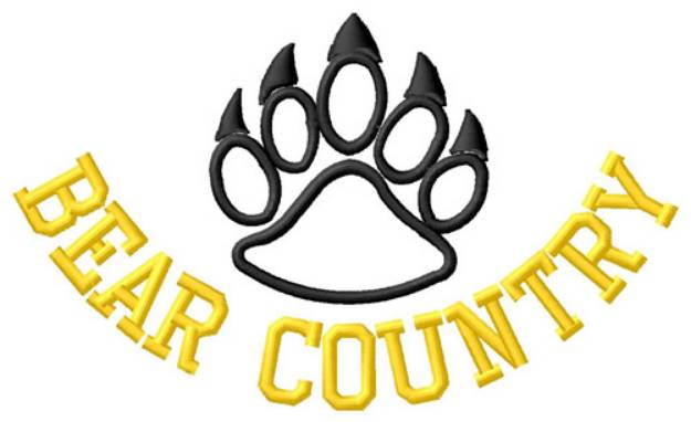 Picture of Bear Country Machine Embroidery Design