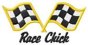 Picture of Race Chick Machine Embroidery Design