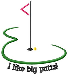 Picture of Big Putts Machine Embroidery Design