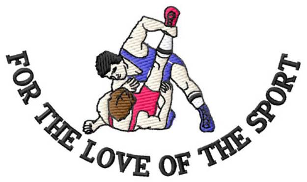 Picture of For the Love of the Sport Machine Embroidery Design