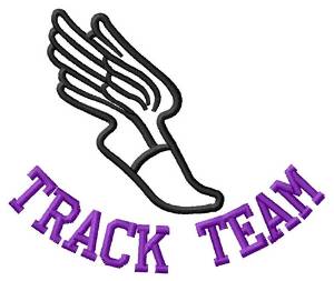 Picture of Track Team Machine Embroidery Design