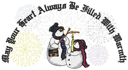 Filled with Warmth Machine Embroidery Design