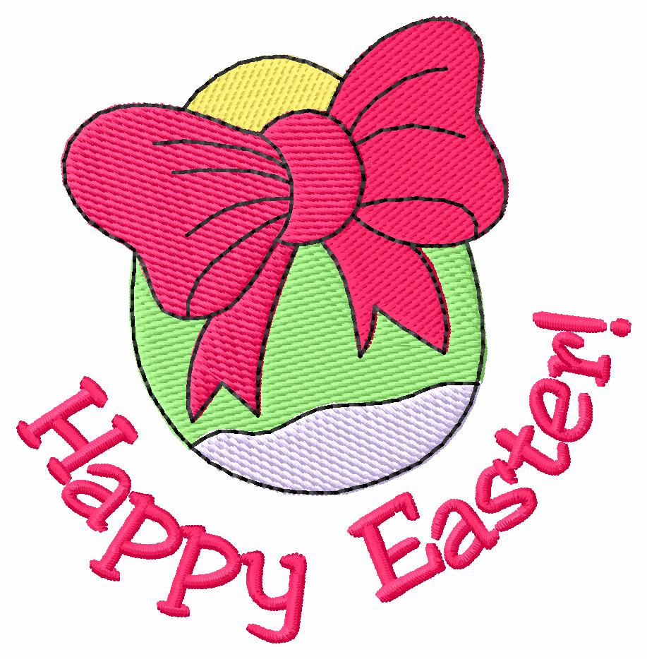 Happy Easter! Machine Embroidery Design