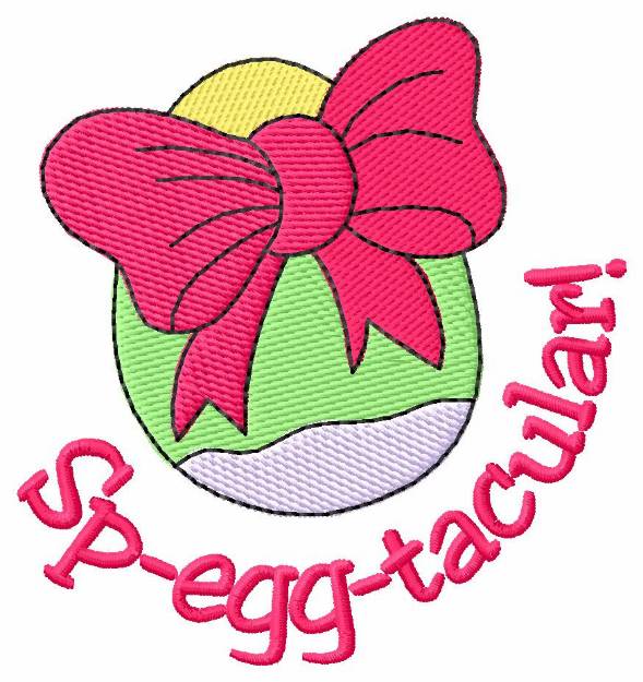 Picture of Sp-egg-tacular! Machine Embroidery Design
