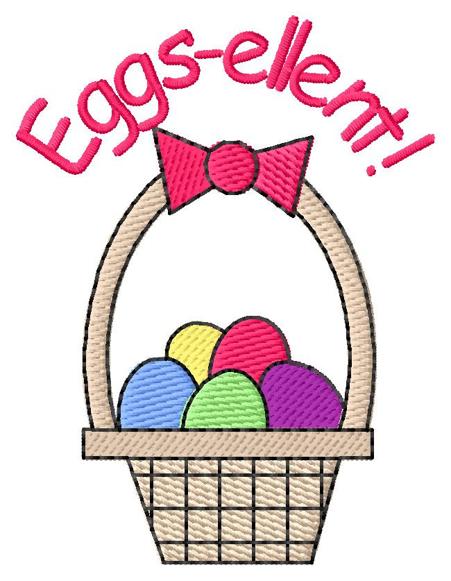 Eggs-ellent! Machine Embroidery Design