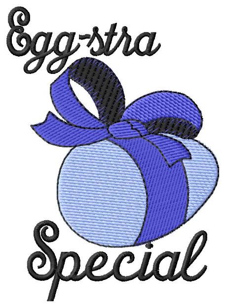 Picture of Egg-stra Special Machine Embroidery Design
