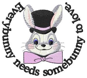 Picture of Somebunny to Love Machine Embroidery Design