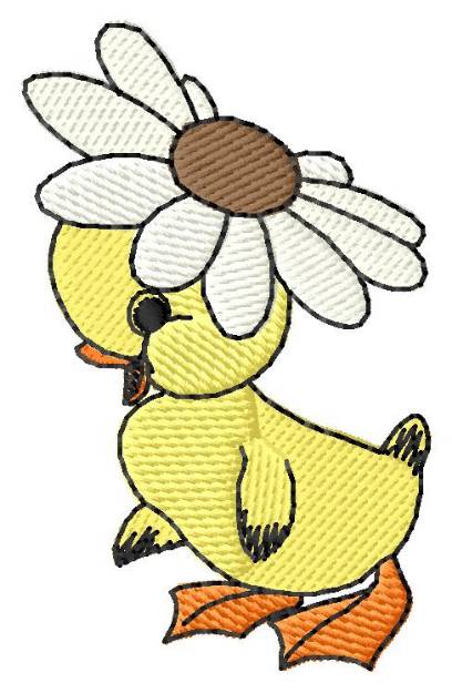 Picture of Daisy Chick Machine Embroidery Design