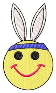 Picture of Smiley Bunny Machine Embroidery Design