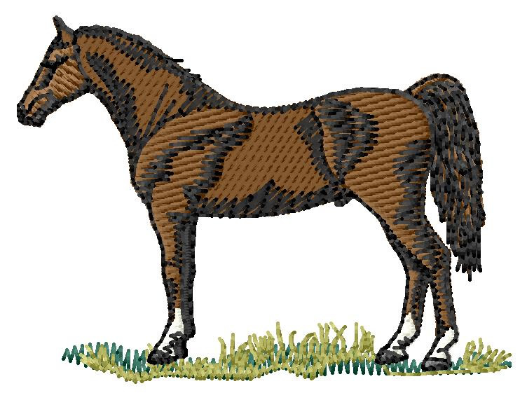 Hackney Horse Machine Embroidery Design