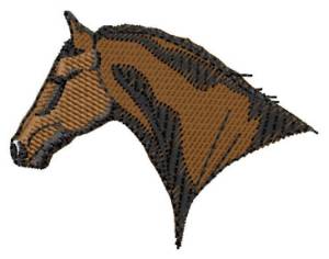 Picture of Hackney Horse Head Machine Embroidery Design