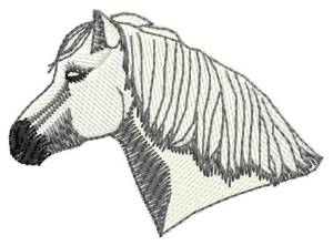 Picture of Highland Pony Head Machine Embroidery Design