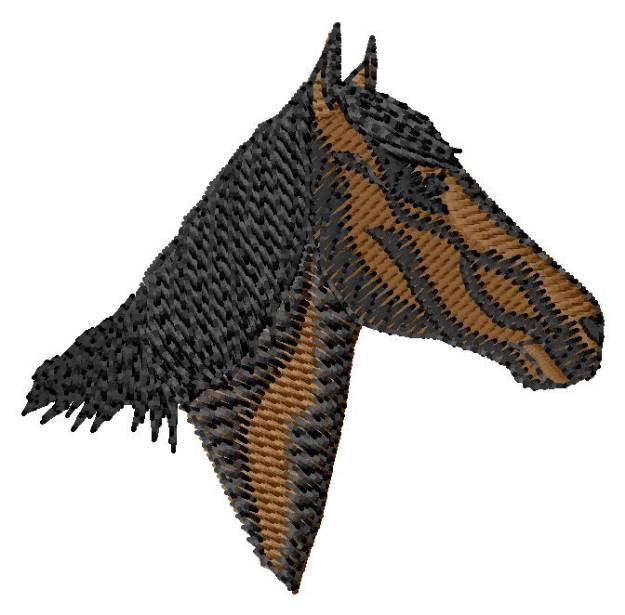 Picture of Maremma Horse Head Machine Embroidery Design