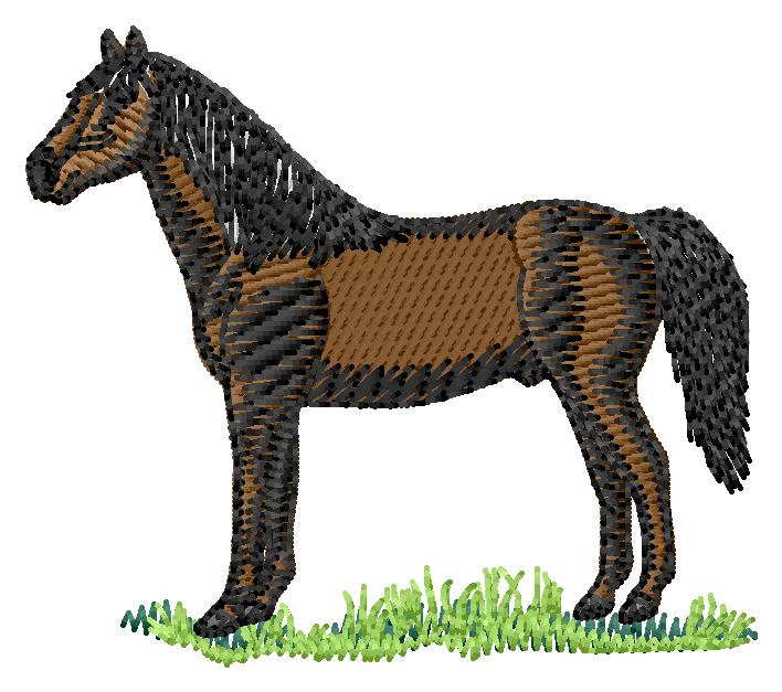Morgan Horse Machine Embroidery Design