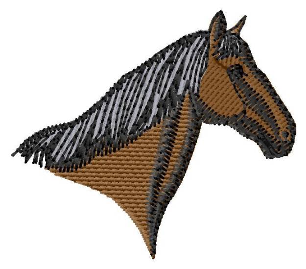 Picture of Pinto Head Machine Embroidery Design