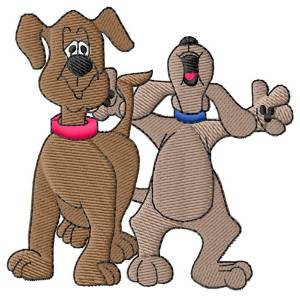 Picture of Dog Pals Machine Embroidery Design